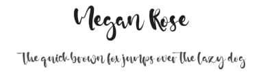 Megan Rose by Vztype Studio — Script Handwritten Font — thumbnail 1