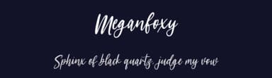 Meganfoxy by Maulana Creative — Script Handwritten Font — thumbnail 2