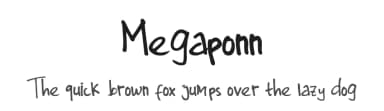 Megaponn by Letterlycious — Script Handwritten Font — thumbnail 1