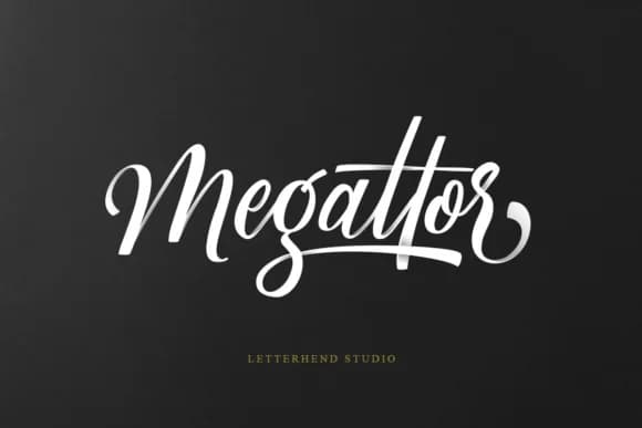 Megattor Script Font by letterhend — Script Handwritten Font
