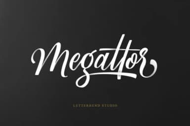 Megattor Script Font by letterhend — Script Handwritten Font — thumbnail 1