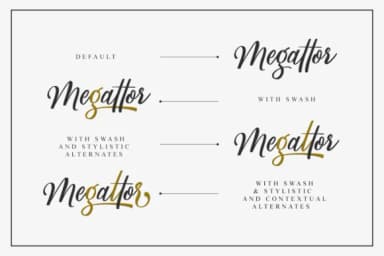 Megattor Script Font by letterhend — Script Handwritten Font — thumbnail 5