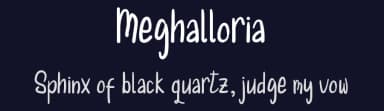Meghalloria by Denny Sutanto — Script Handwritten Font — thumbnail 2