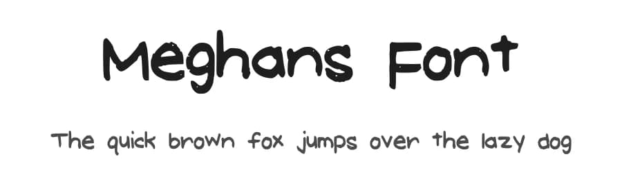 Meghans Font by spacemanspiff86 — Script Handwritten Font