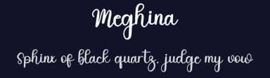 Meghina by FreshtypeINK — Script Handwritten Font — thumbnail 2