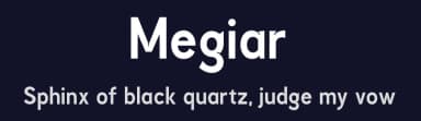 Megiar by Storytype Studio — Sans Serif Font — thumbnail 2