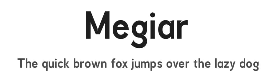 Megiar by Storytype Studio — Sans Serif Font