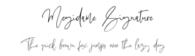 Megidame Signature by Tebaltipis Studio — Script Handwritten Font — thumbnail 1