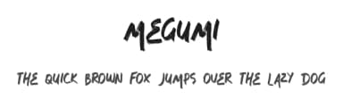 Megumi by Vultype — Script Handwritten Font — thumbnail 1