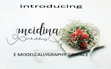 Meidina Font by maydhen studio — Script Handwritten Font — thumbnail 1