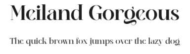Meiland Gorgeous by Handpik — Serif Font — thumbnail 1