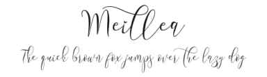 Meillea by Yoga Letter — Script Handwritten Font — thumbnail 1