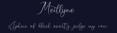 Meillyne by HandletterYean — Script Handwritten Font — thumbnail 2