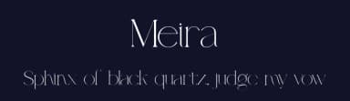 Meira by Sohel Studio — Serif Font — thumbnail 2
