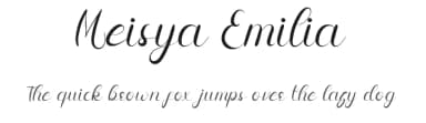 Meisya Emilia by Edric Studio — Script Handwritten Font — thumbnail 1