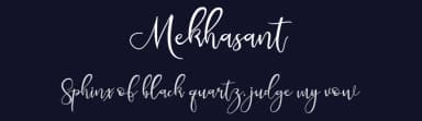 Mekhasant by Phytypo Design — Script Handwritten Font — thumbnail 2