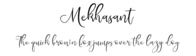 Mekhasant by Phytypo Design — Script Handwritten Font — thumbnail 1