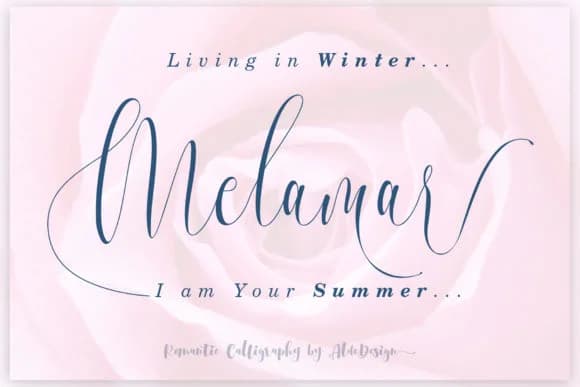 Melamar Font by aldedesign — Script Handwritten Font