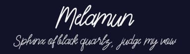 Melamun by 3w protype — Script Handwritten Font — thumbnail 2