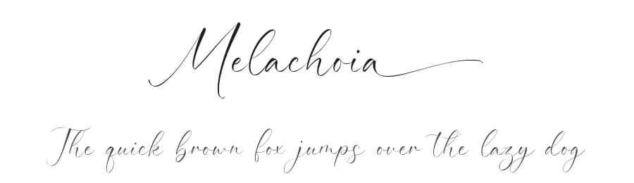 Melancholia by Timur Type — Script Handwritten Font