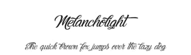 Melancholight by Octotype  | Thomas Boucherie — Script Handwritten Font — thumbnail 1