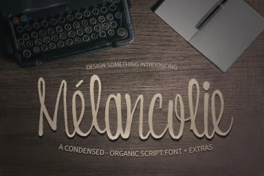Melancolie Font by DesignSomething — Script Handwritten Font — thumbnail 1