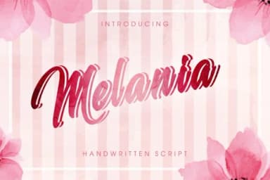 Melania Font by bywahtung — Script Handwritten Font — thumbnail 1