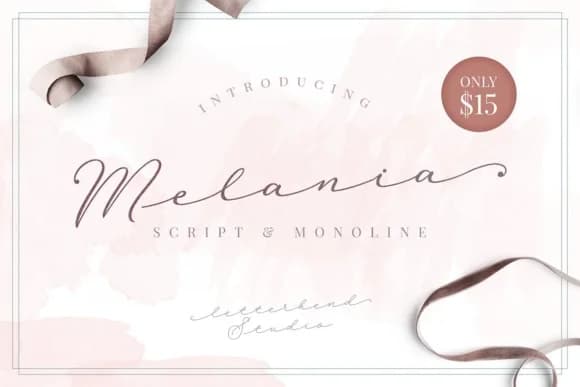 Melania Script Font by letterhend — Script Handwritten Font