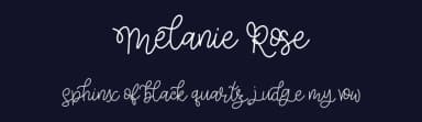 Melanie Rose by Elbanadha Creative — Script Handwritten Font — thumbnail 2