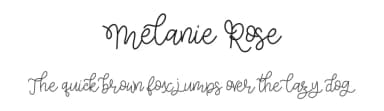 Melanie Rose by Elbanadha Creative — Script Handwritten Font — thumbnail 1