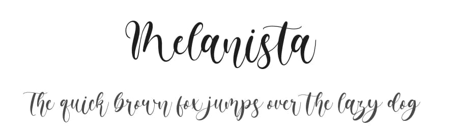 Melanista by Almarkhatype — Script Handwritten Font