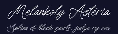 Melankoly Asteria by Letterena Studios — Script Handwritten Font — thumbnail 2
