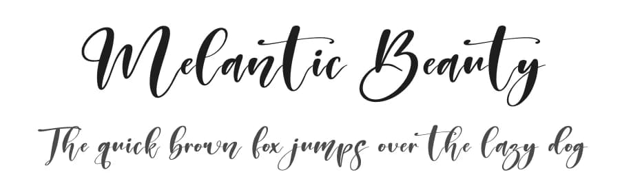 Melantic Beauty by Perspectype Studio - Letterena.com — Script Handwritten Font