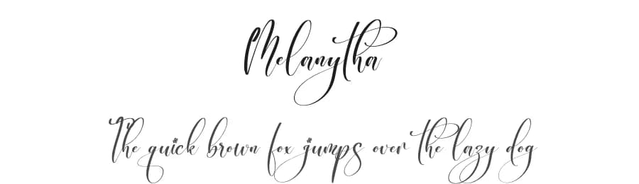 Melanytha by Perspectype Studio - Letterena.com — Script Handwritten Font