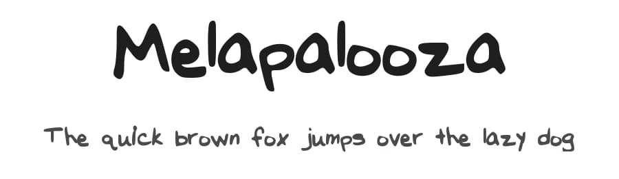 Melapalooza by Melinda — Script Handwritten Font