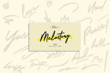Melastory Script Font by Pana Type — Script Handwritten Font — thumbnail 9