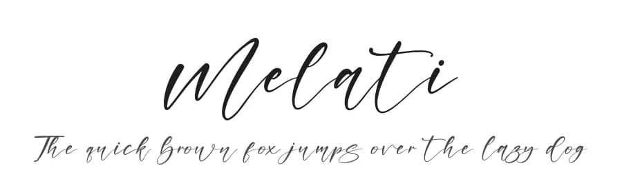 Melati by Letterena Studios — Script Handwritten Font