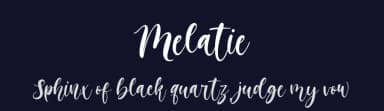 Melatie by Almarkhatype — Script Handwritten Font — thumbnail 2