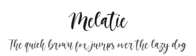 Melatie by Almarkhatype — Script Handwritten Font — thumbnail 1