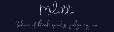 Melatti by Awanstudioz — Script Handwritten Font — thumbnail 2