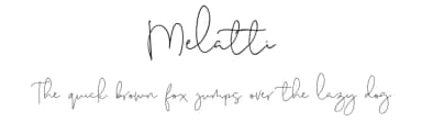 Melatti by Awanstudioz — Script Handwritten Font — thumbnail 1