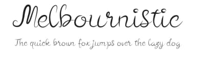 Melbournistic by Rizalul Ammar — Script Handwritten Font — thumbnail 1