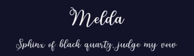 Melda by Bexxtype — Script Handwritten Font — thumbnail 2