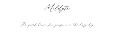 Meldyte by RantautypeStudio — Script Handwritten Font — thumbnail 1