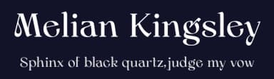 Melian Kingsley by Kulokale Studio — Serif Font — thumbnail 2