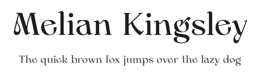 Melian Kingsley by Kulokale Studio — Serif Font