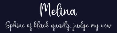 Melina by Nirmala Creative — Script Handwritten Font — thumbnail 2