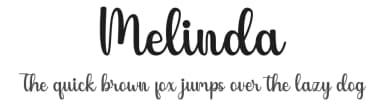 Melinda by Hardiboy Design — Script Handwritten Font — thumbnail 1
