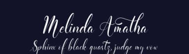 Melinda Amatha by Perspectype Studio - Letterena.com — Script Handwritten Font — thumbnail 2