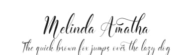 Melinda Amatha by Perspectype Studio - Letterena.com — Script Handwritten Font — thumbnail 1